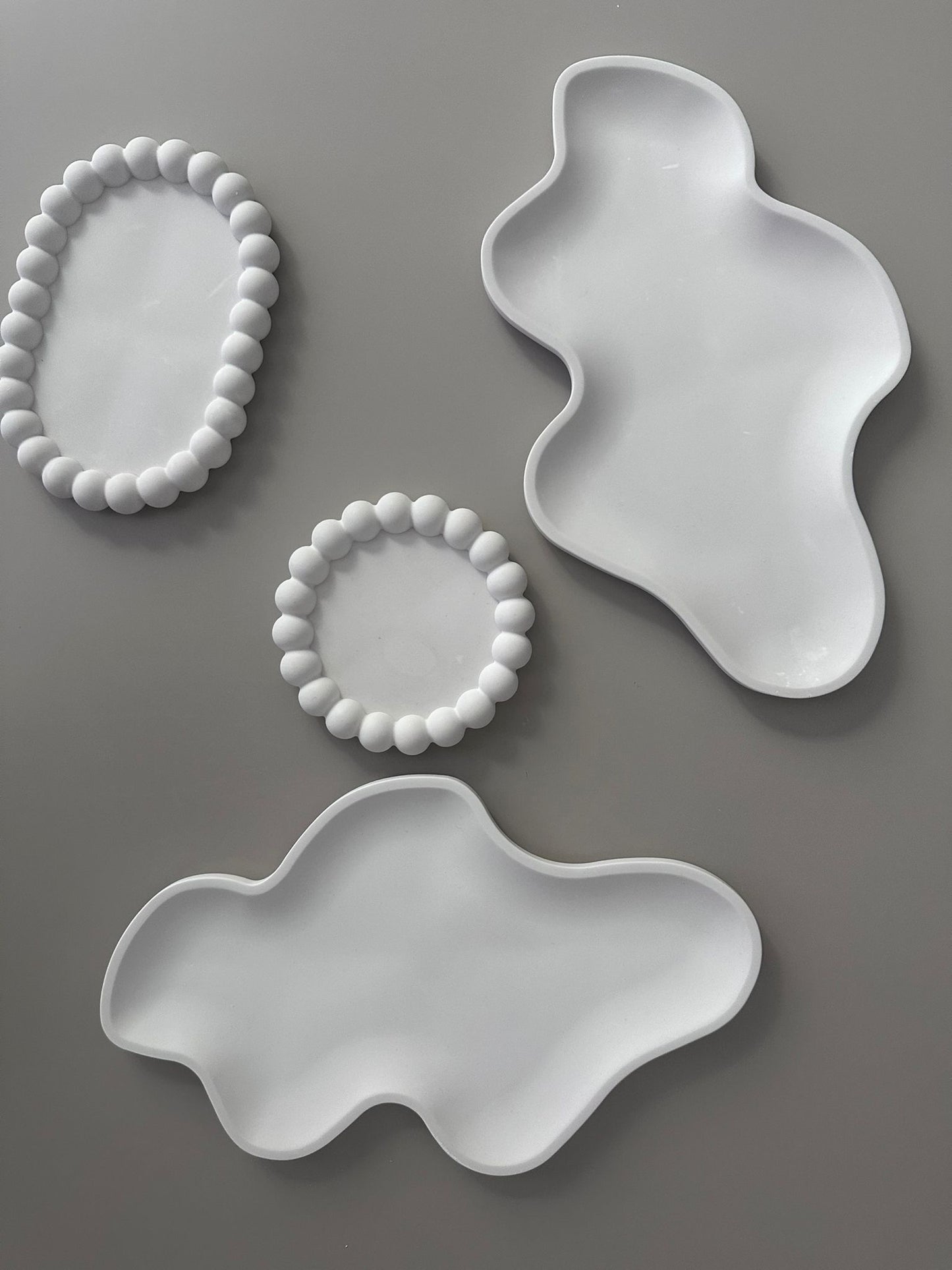 Pearl round tray large