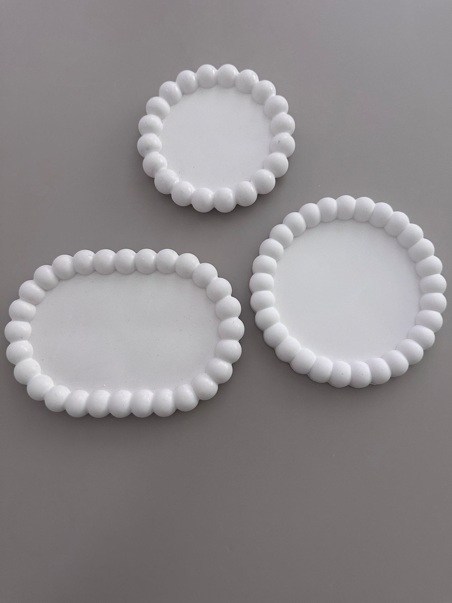 Pearl round tray large