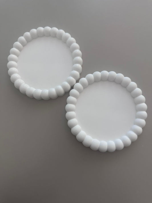 Pearl round tray large